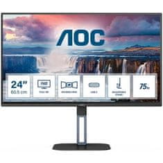 AOC LED monitor 24V5C/ BK 23.8&quot; - černý