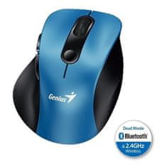 Genius Bezdrátová počítačová myš Ergo 9000S optická/ 6 tlačítek/ 2400DPI - modrá