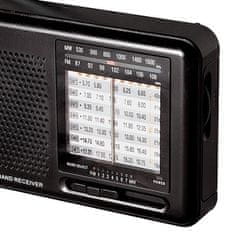 Roadstar Rádio , TRA-2989, prenos., AM, FM, SW 1-7, výstup na slúchadlá
