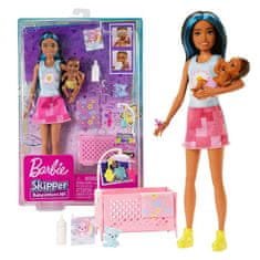 Mattel Barbie Skipper Babysitters bábika opatrovateľka + príslušenstvo bobor HJY34 ZA5095 A
