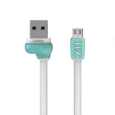 REMAX  Kábel na bežecké topánky RC-112m - USB na Micro USB - 1 meter biely