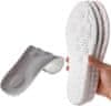 Pohodlné ergonomické vložky do topánok s technológiou 4D cloud (2 ks, sivá farba) – veľkosť 43-45 | CLOUDSTEP