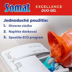 Somat Excellence Duo gél do umývačky pre hygienickú čistotu 70 dávok, 1260 ml