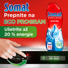 Somat Excellence Duo gél do umývačky pre hygienickú čistotu 70 dávok, 1260 ml