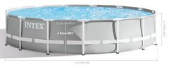 Intex Bazén Intex Prism Frame Premium 26724, kartušová filtrácia, rebrík, krycia plachta, spodná plachta, 457x107 cm