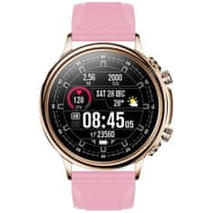 Carneo Chytré hodinky Prime slim - růžové