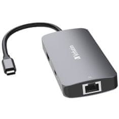 VERBATIM USB Hub USB-C Pro Multiport 5 Port - stříbrný
