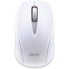 Acer Bezdrátová počítačová myš G69 optická/ 3 tlačítek/ 1600DPI - bílá