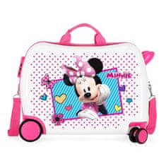 Jada Toys Detský cestovný kufor na kolieskach / odrážadlo MINNIE MOUSE Pink, 34L, 2399862
