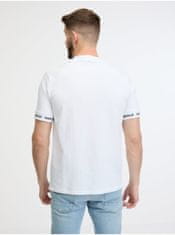 Karl Lagerfeld Biele pánske tričko KARL LAGERFELD L