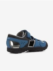 Geox Tmavomodré chlapčenské outdoorové sandále Geox Vaniett 24