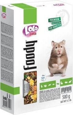 LOLO Foody kompletní krmivo pro křečky 500 g krabička