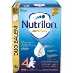 Nutrilon 3x 4 Advanced batoľacie mlieko 1 kg, 24+