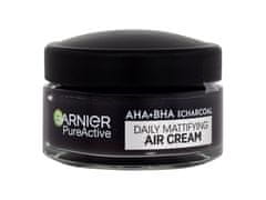 Garnier Garnier - Pure Active AHA + BHA Charcoal Daily Mattifying Air Cream - Unisex, 50 ml 