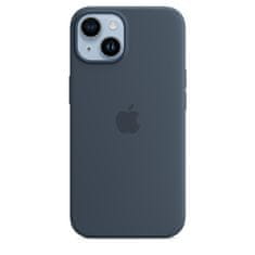 Apple iPhone 14 Silicone Case with MS - Storm Blue