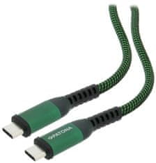 PATONA kábel USB-C/USB-C, Power delivery 100W, opletený, 100cm