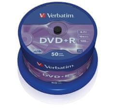 VERBATIM Médium DVD+R 4,7 GB 16x 50-cake