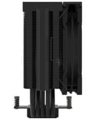 Zalman chladič CPU CNPS13X BLACK / 120 mm ventilátor / 5 heatpipe / PWM / výška 159 mm / čierny