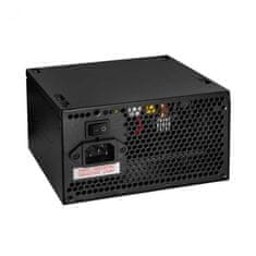 Akyga PC zdroj ATX 500W P4+4 2x PCI-E 6+2 pin 4x SATA 2x Molex APFC 120mm