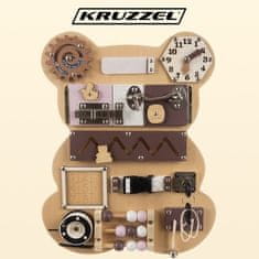 Kruzzel Manipulačná doska - Kruzzel 22584 medvedík 