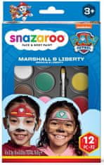 Snazaroo Sada 8 farieb na tvár Tlapková patrola: Marshall & Liberty