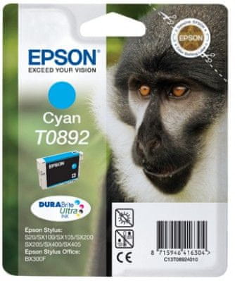 Epson T0892, azúrová (C13T08924021)