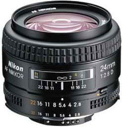Nikon Nikkor AF 24 mm f/2,8 D A