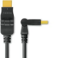 PremiumCord HDMI kábel 1.3, M/M, 10 m, otočný