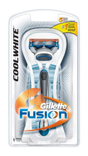 Gillette Fusion Cool White strojek + 1 hlavica