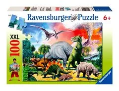 Ravensburger Puzzle Mezi dinosaurami 100 XXL