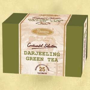 Premier´s DARJEELING GREEN pravý indický zelený čaj 4x25 ks