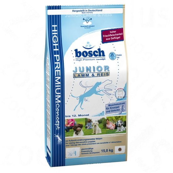 Bosch Dog Junior Lamb & Rice 15 kg