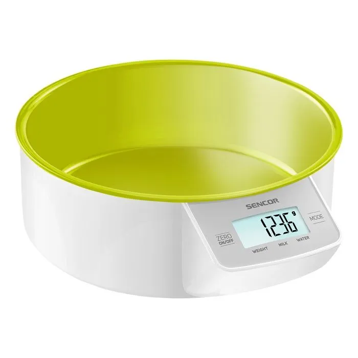 SENCOR SKS 4004, zelená digitálna kuchynská váha