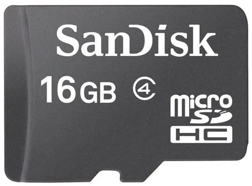SanDisk microSDHC 16 GB Class 4 (SDSDQM-016G-B35)