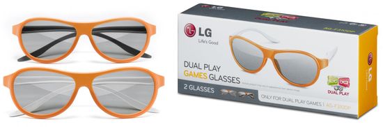 LG AG-F310DP (2x Dual play 3D okuliare)