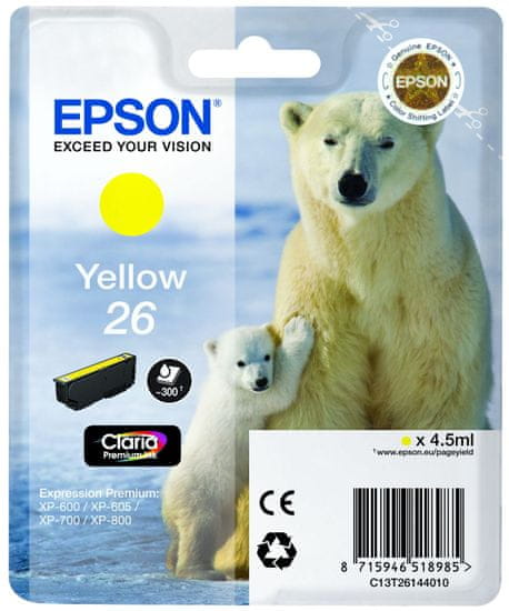 Epson T2614, žlutá