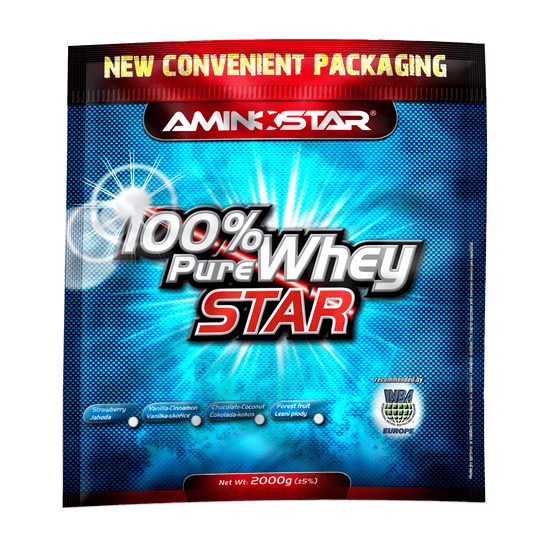 Aminostar 100% Pure Whey Star, 2000 g, lesné plody