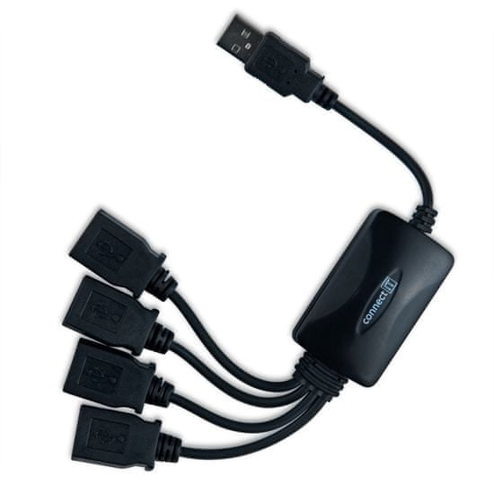 Connect IT CI-50 USB 2.0 hub Flexible so 4 portami