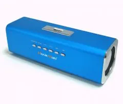 Technaxx MusicMan prenosný stereo reproduktor, modrý - zánovné