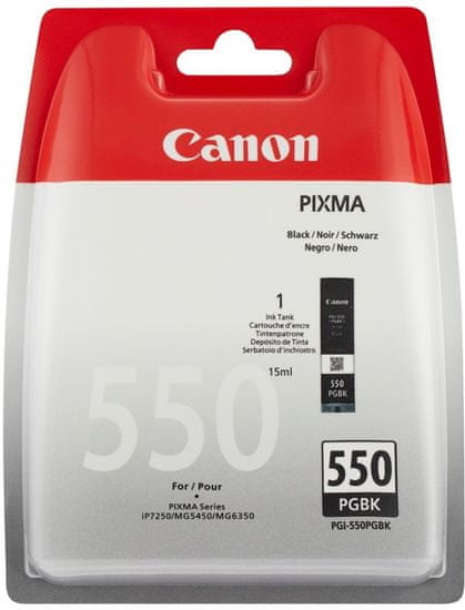 Canon PGI-550PGBk, čierná pigmentová