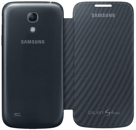 SAMSUNG Flip EF-FI919BB Samsung Galaxy S4 mini, čierne