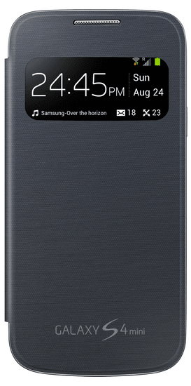 SAMSUNG flip EF-CI919BB S-view Samsung Galaxy S4 mini, čierne