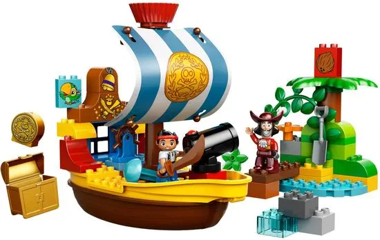 LEGO DUPLO 10514 Pirát Jake Jakeova pirátská loď Bucky