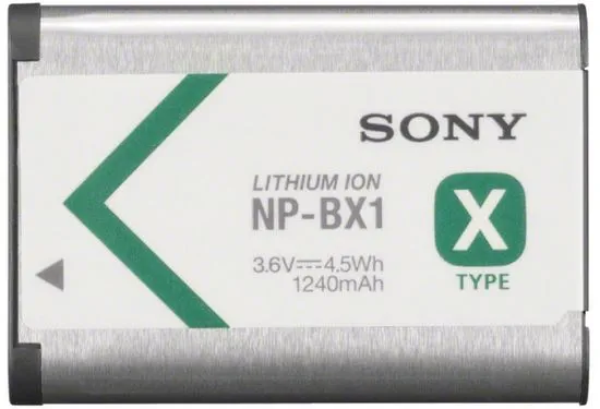 SONY NP-BX1 Li-Ion type X akumulátor 1 240 mAh (NPBX1.CE)