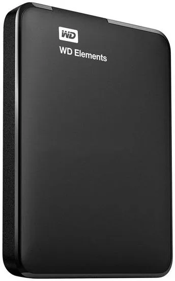Western Digital Elements Portable 1TB / Externí / USB 3.0 / 2,5" / Black (WDBUZG0010BBK-EESN)