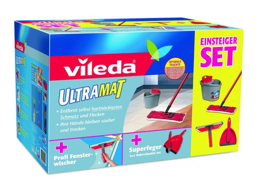 VILEDA Ultramat set box + zmetáčik a stierka