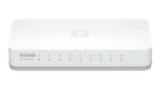 D-LINK 8-Port Fast Ethernet Switch GO-SW-8E