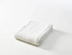 BabyDan Háčkovaná bavlnená deka New, biela