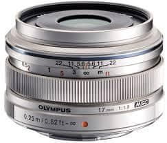 Olympus 17mm M.ZUIKO DIGITAL 1:1,8 Silver