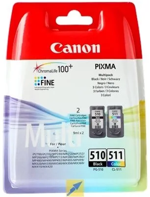 Canon PG-510 / CL-511 Multi pack (2970B010), farebná